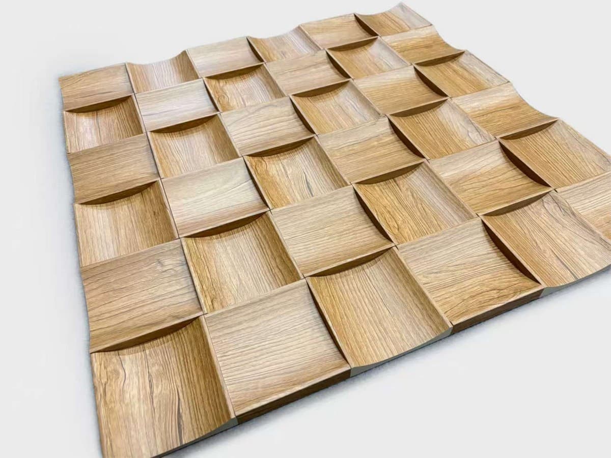 Moderní akustický panel na zeď - 3D obklad do interiéru 60 x 60 cm - ORIN - náhled 5