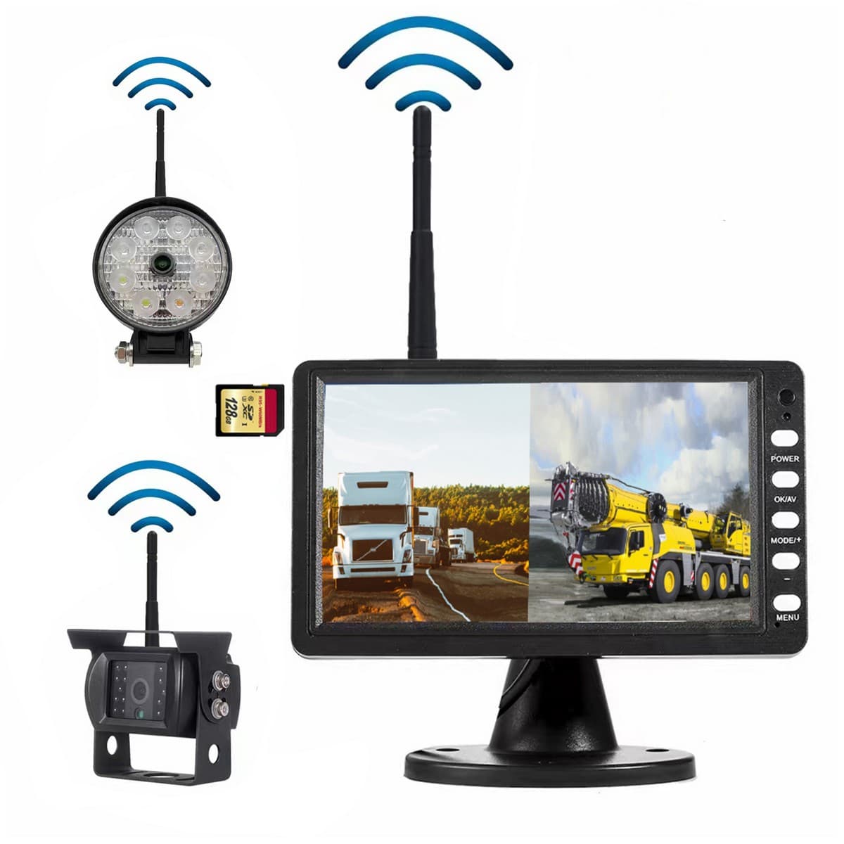 Doplňková WIFI HD 120° kamera s 18 IR LED nočním viděním do 15 m + IP68 vodotěsná - náhled 2