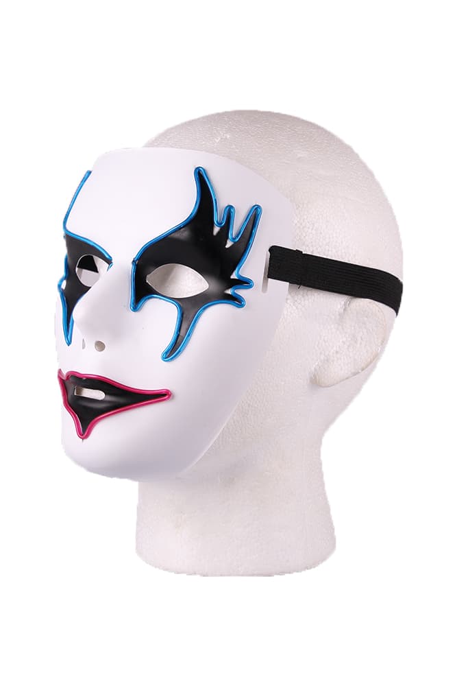 LED svítící masky na obličej - Joker - náhled 5