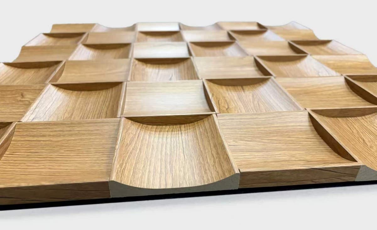 Moderní akustický panel na zeď - 3D obklad do interiéru 60 x 60 cm - ORIN - náhled 4