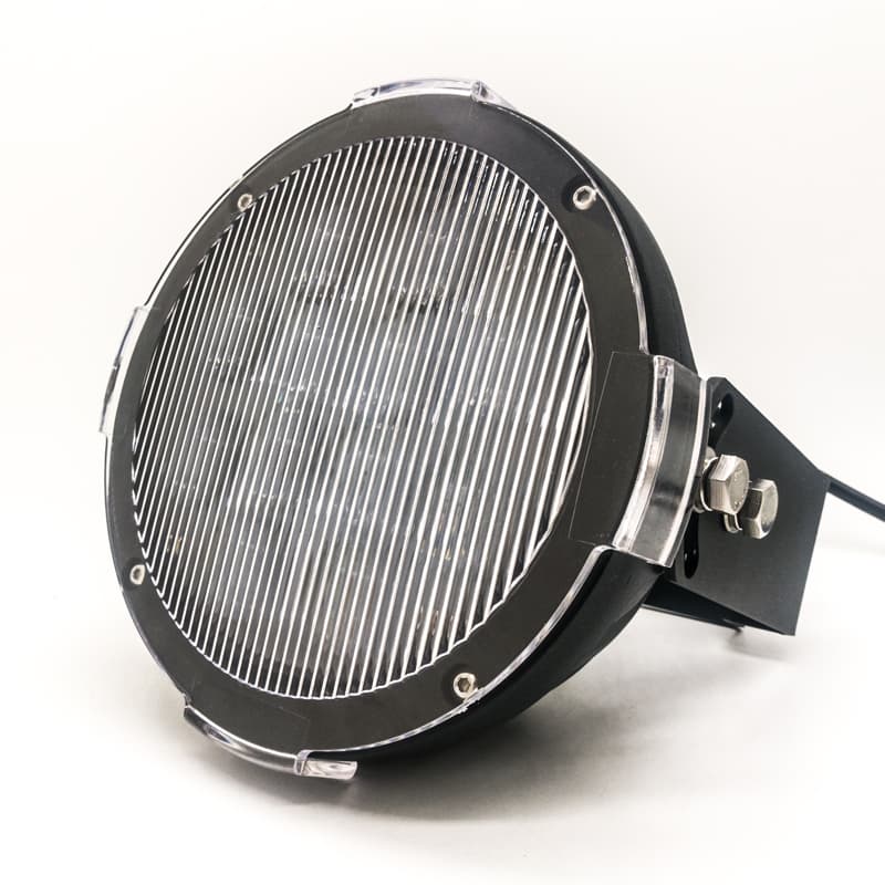 Bezpečnostní světlo kulaté Červené - 60W (12 x 5W) + IP68 krytí vodotěsné - náhled 3