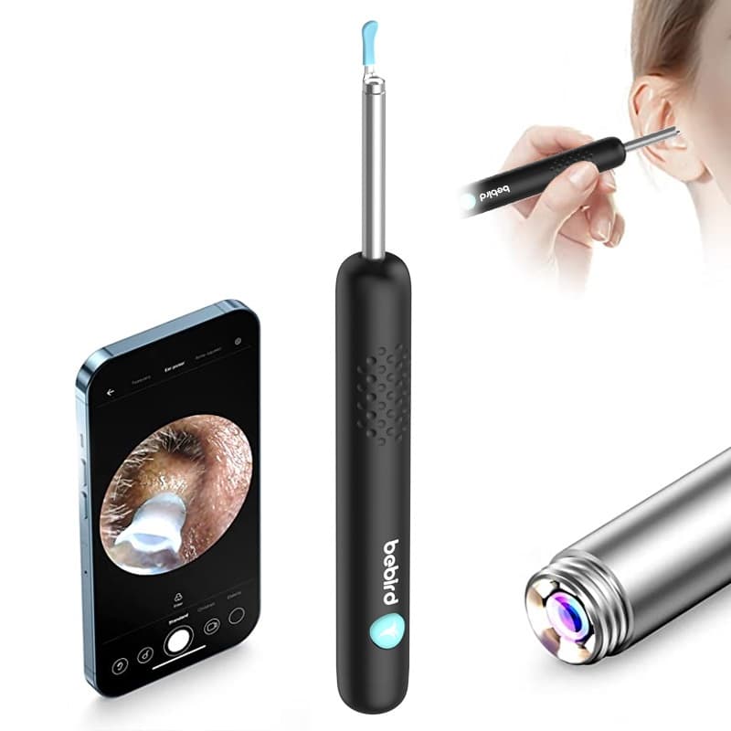 Čistič uší - čištění ucha (ušního mazu) - profi cistic na usi s kamerou FULL HD s Wifi app přes mobil - náhled 4