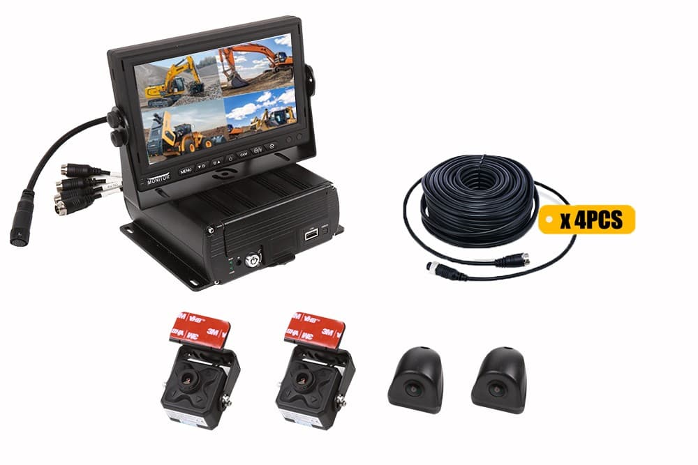 4 kamerový DVR SET do auta WiFi 4G SIM FULL HD + podpora SD karty do 256GB + 2TB HDD - PROFIO X7 - náhled 2