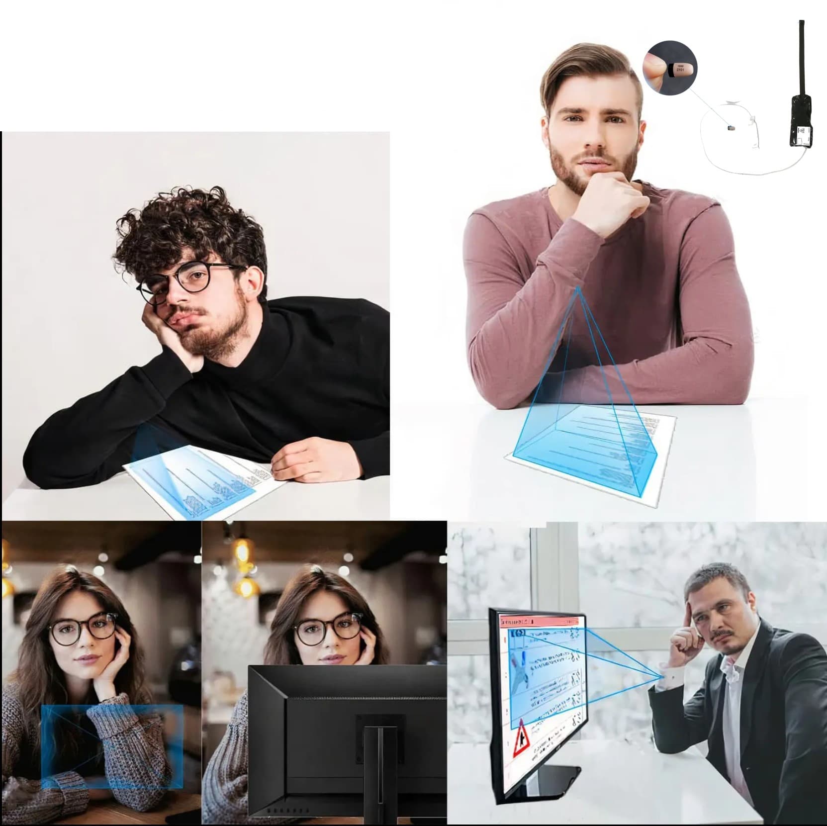 Studentský SET - 8mm Mini Wifi P2P pinhole Full HD kamera se zaostřováním na text + Spy sluchátko - náhled 5