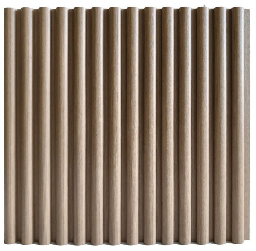 Ohebný dřevěný obklad na zeď - rolovací panel na kulaté stěny 270 x 30 cm - WAVO - náhled 4