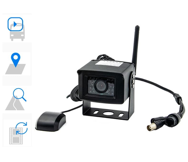 Kamera do auta 4G SIM / Wifi s FULL HD s krytím IP66 + 18 IR LED do 20m + Mic/Repro (Celokovová) - náhled 2
