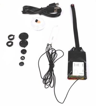 Studentský SET - 8mm Mini Wifi P2P pinhole Full HD kamera se zaostřováním na text + Spy sluchátko - náhled 2