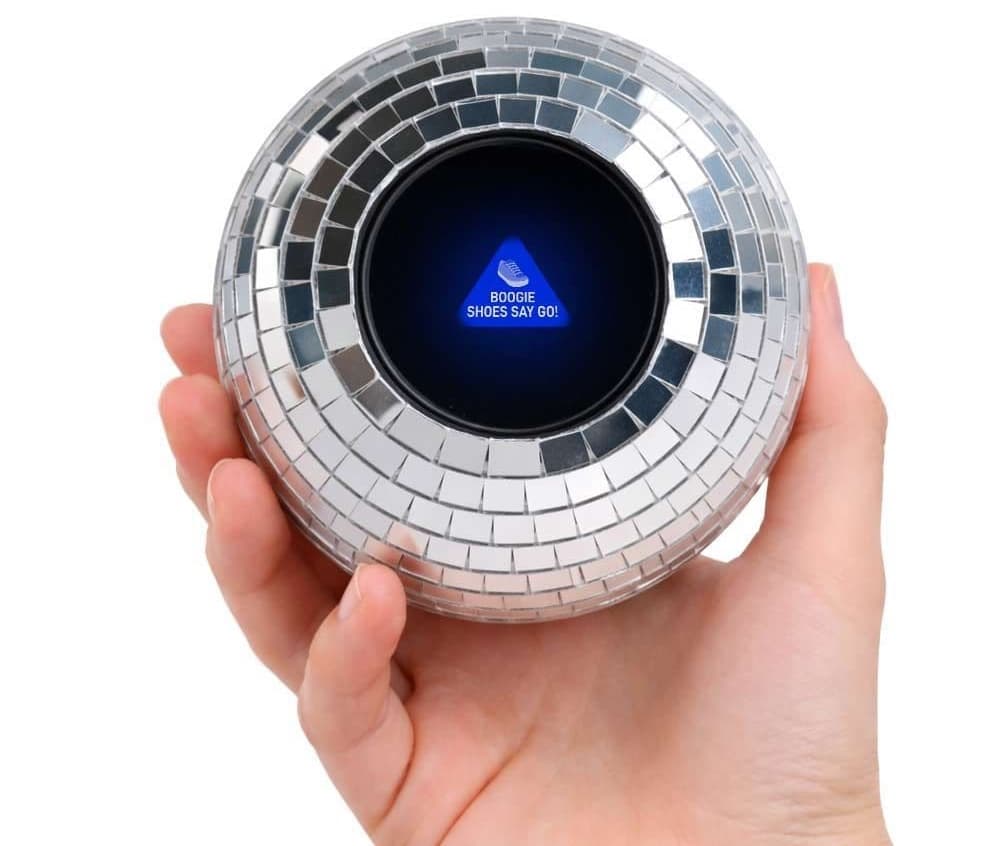 Disko koule s 20 retro odpověďmi - Retro rozhodovací koule ve stylu disco - náhled 5