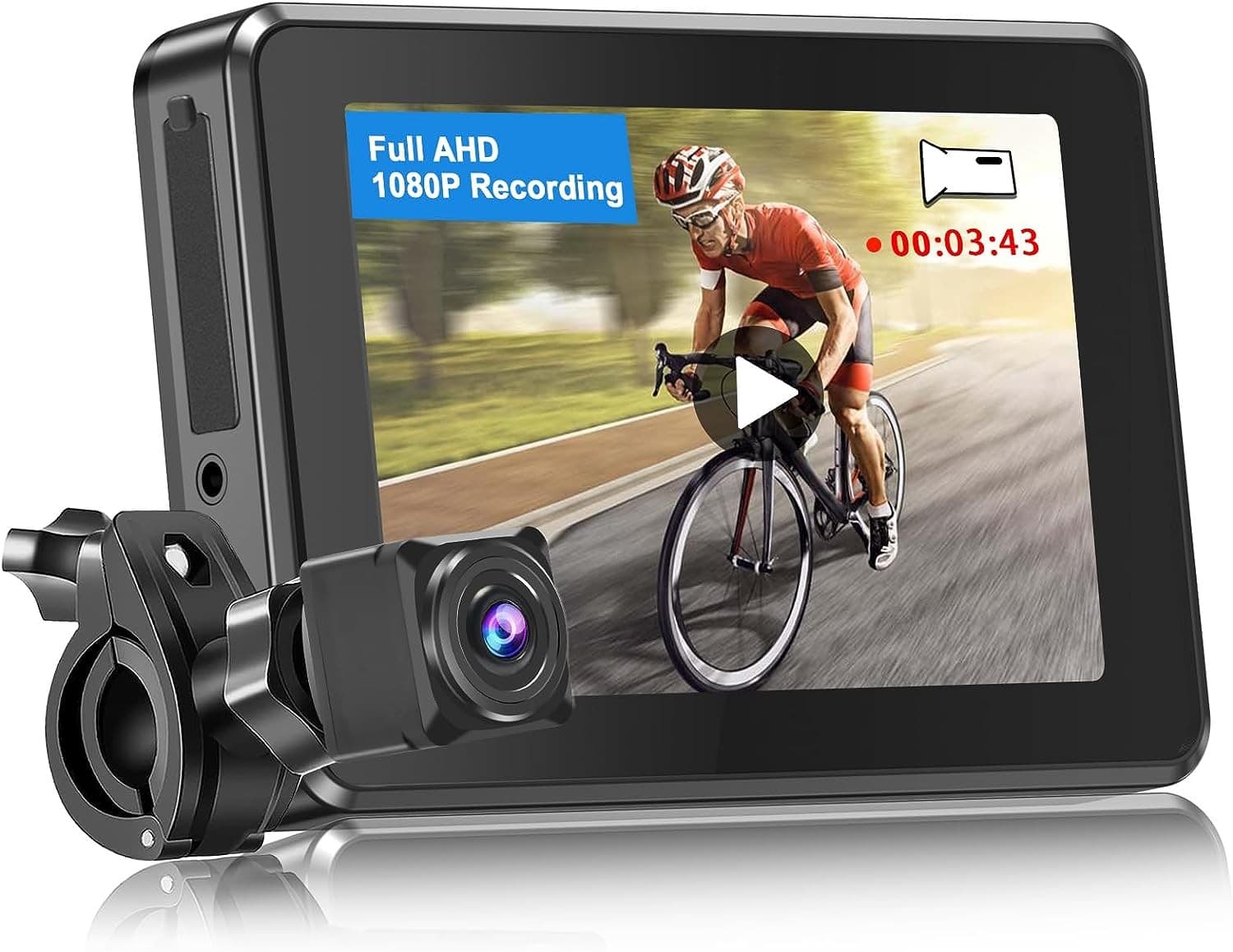 Kamera na kolo zadní SET - FULL HD Kamera + 4,3" Monitor s nahráváním na micro SD - náhled 2