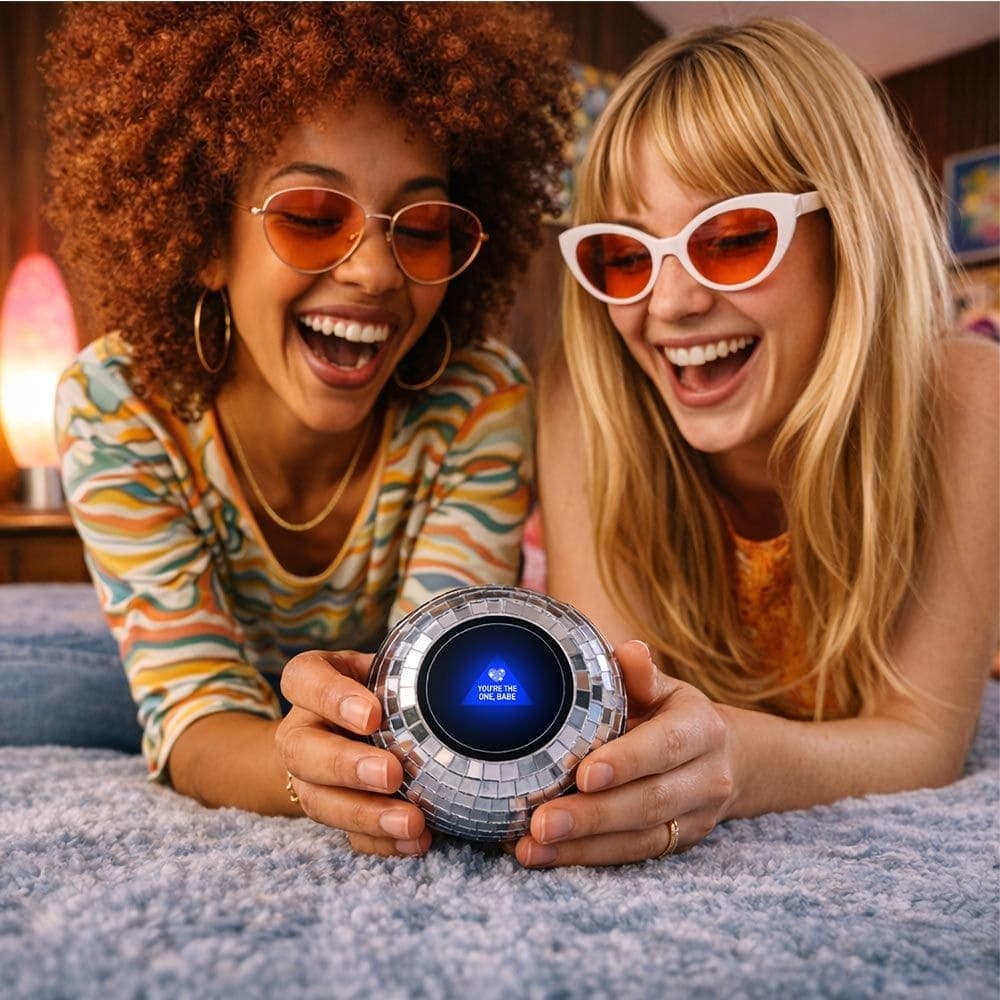 Disko koule s 20 retro odpověďmi - Retro rozhodovací koule ve stylu disco - náhled 4