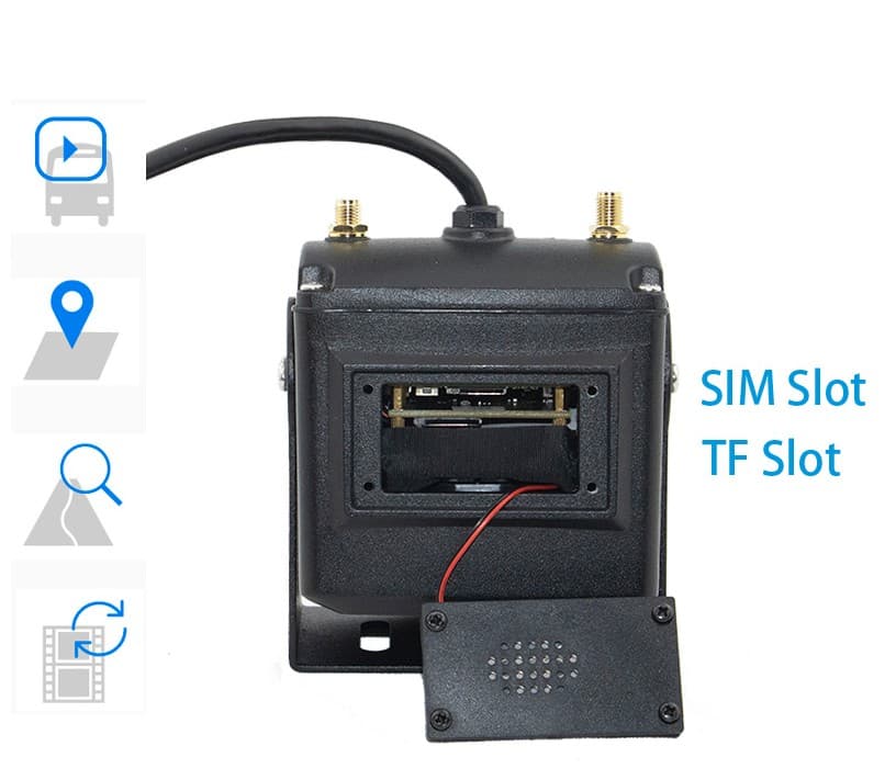 Kamera do auta 4G SIM / Wifi s FULL HD s krytím IP66 + 18 IR LED do 20m + Mic/Repro (Celokovová) - náhled 5