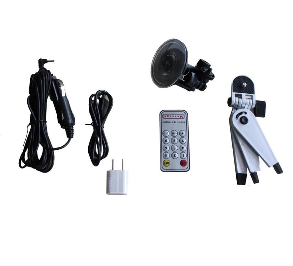 Červený auto TAXI LED displej na zadní okno 28 cm, 12 V - náhled 4