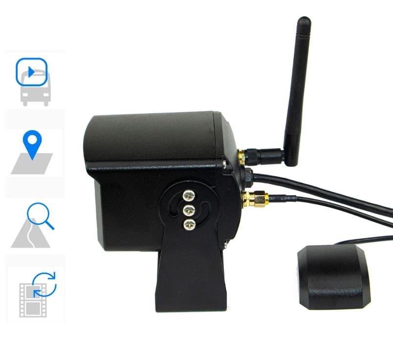 Kamera do auta 4G SIM / Wifi s FULL HD s krytím IP66 + 18 IR LED do 20m + Mic/Repro (Celokovová) - náhled 3