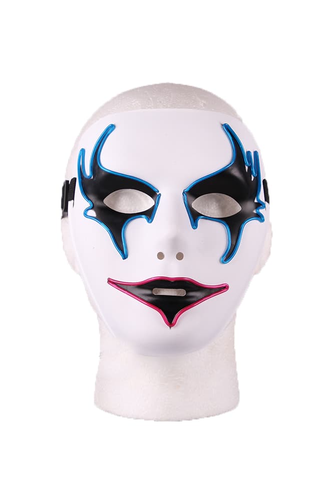 LED svítící masky na obličej - Joker