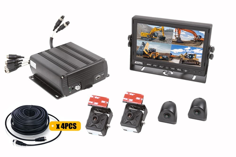 4 kamerový DVR SET do auta WiFi 4G SIM FULL HD + podpora SD karty do 256GB + 2TB HDD - PROFIO X7 - náhled 3