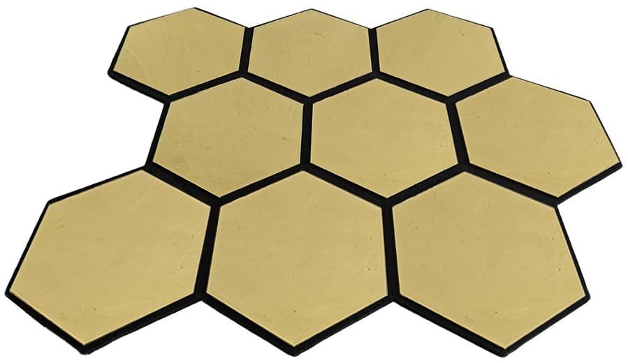 Zrcadlová stěna - akustický dekorativní panel a obklad na zeď 82,5 x 68,1 cm - AXO - náhled 3