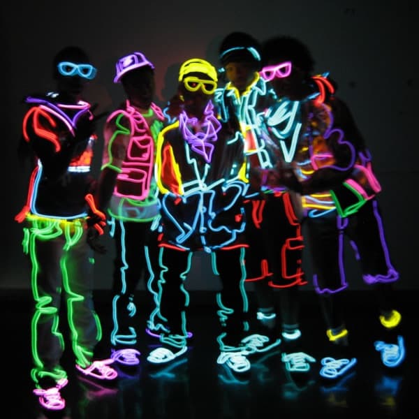 Párty Neon Vlákno 2,3mm - tmavě modré - náhled 2