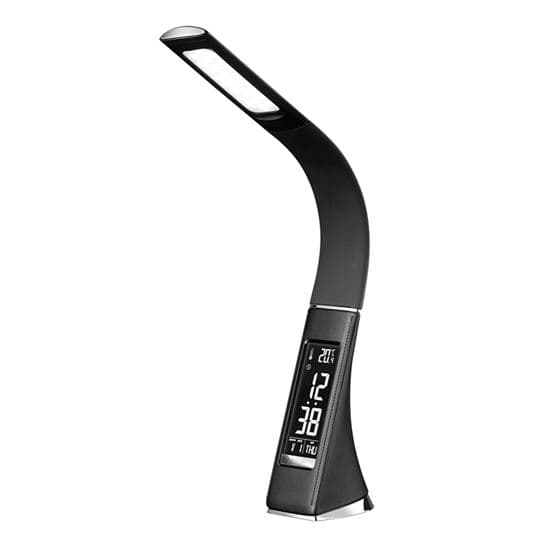 Stolní lampa s kamerou (sklápěcí) Wifi s P2P + FULL HD + displej Meteo stanice + Hodiny - náhled 4