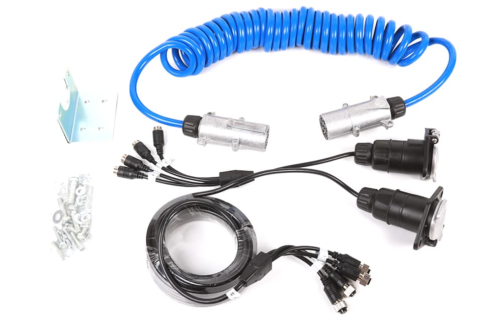 Propojovací kabel pro 4x couvací kamery - pro velké přívěsy a návěsy - náhled 4